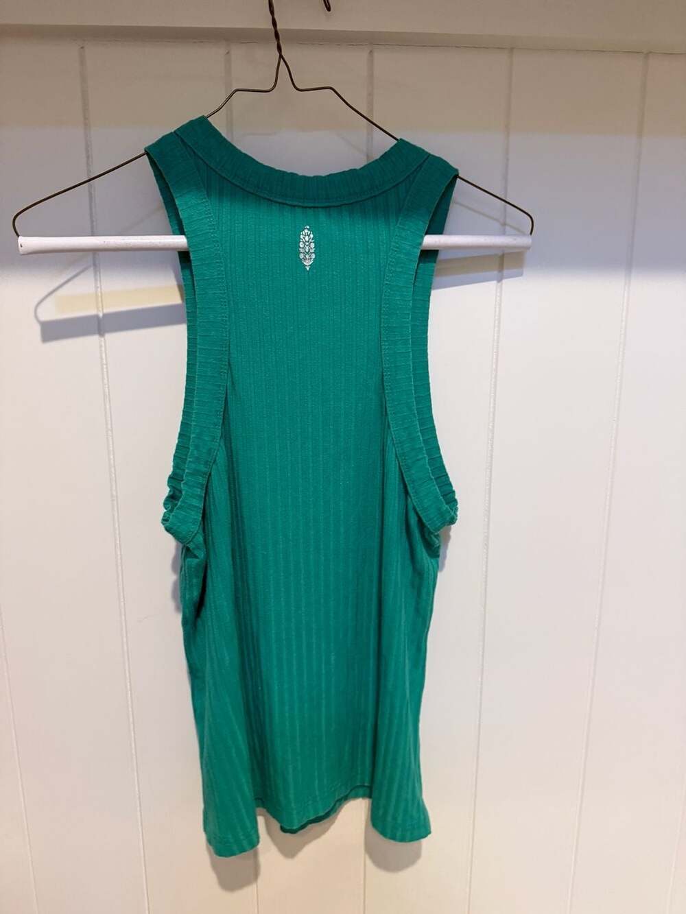 Free People Solid Ribbed High Neck Tank Top - Picture 3 of 4
